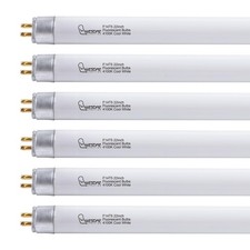 6 Pack 22 Inch F14T5/CW Fluorescent Light Bulb 4100K Cool White T5 14W
