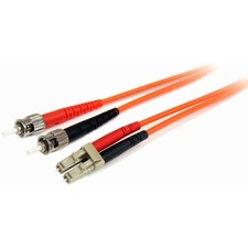 StarTech 3m Multimode Duplex 62.5/125 LSZH Fiber Optic Cable - LC/ST