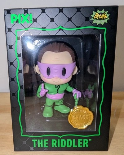 Thrilljoy Pix! Batman 66 TV Series the Riddler Chase Villain Figure Collectible