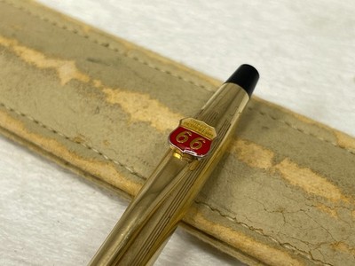 Vintage CROSS Ballpoint Pen ~ 12K GOLD FILLED ~ PHILLIPS 66 - Gas Advertising
