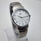 VINTAGE TIMEX INDIGLO Classic Silver Tone WR 30M Analog MEN'S WATCH