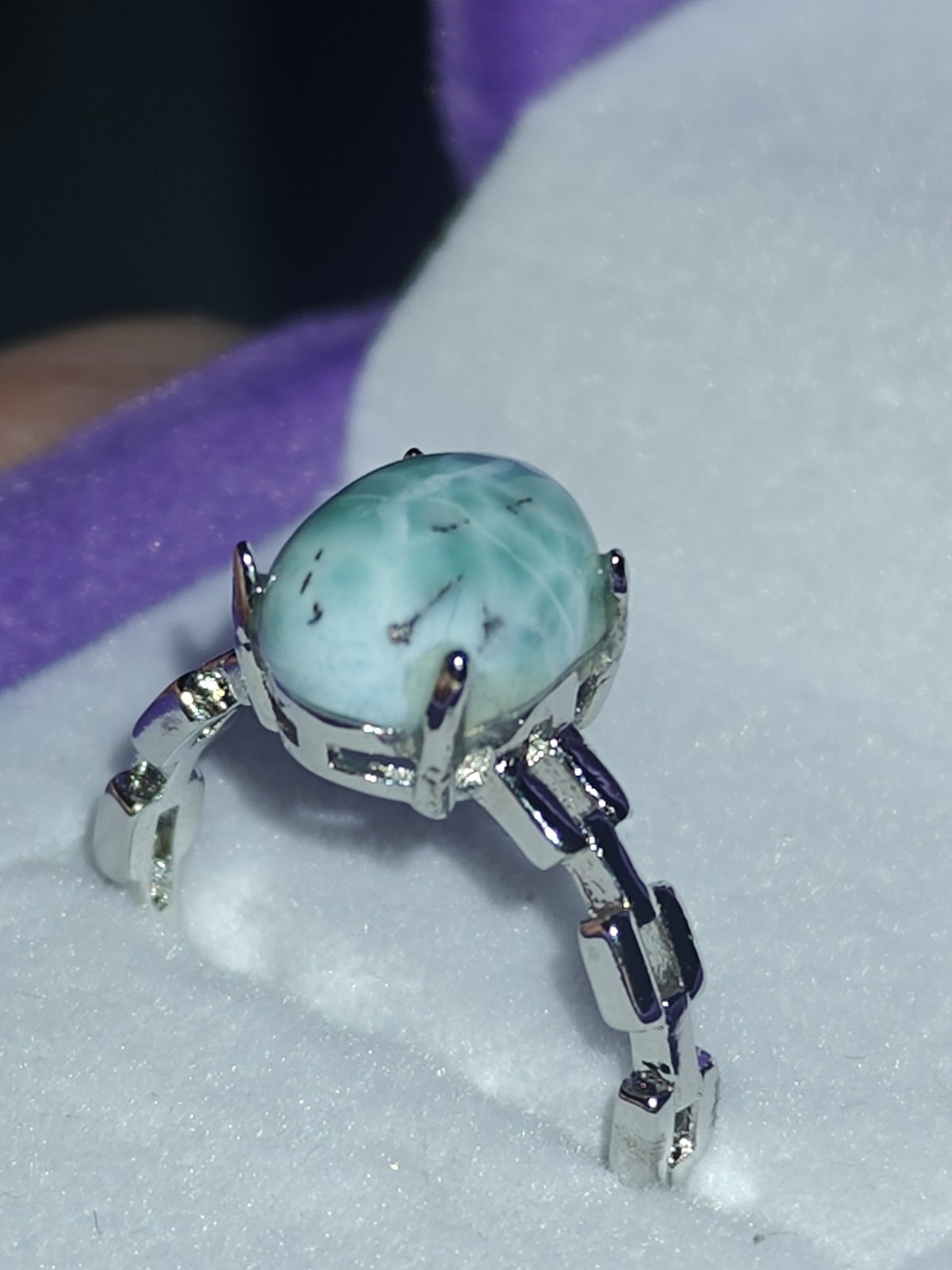 Larimar Ring (Adjustable) - image 8