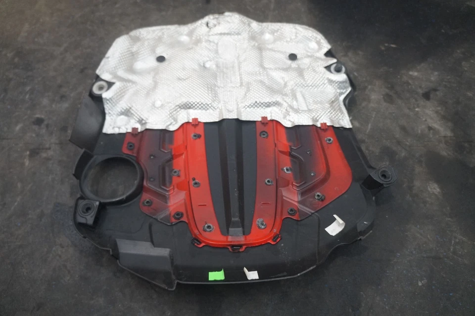 Cubierta del motor protector panel fibra de carbono moldura 079103925BC OEM Audi RS7 14-18 Foto 4 de 4