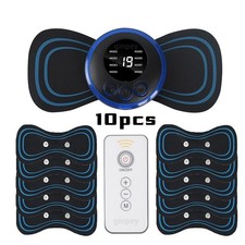 Mini Electric Massager w/ 5 Pads   Portable Pulse Muscle Massage Device