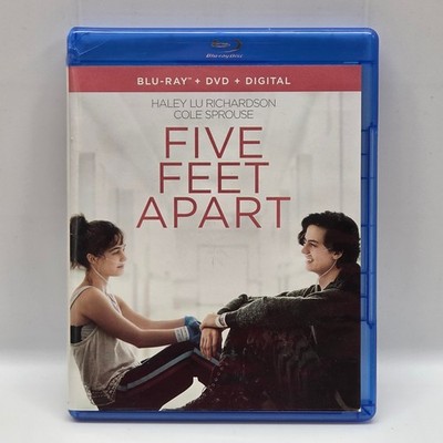 Five Feet Apart Blu-ray DVD Digital 2019 Haley Lu Richardson Cole Sprouse