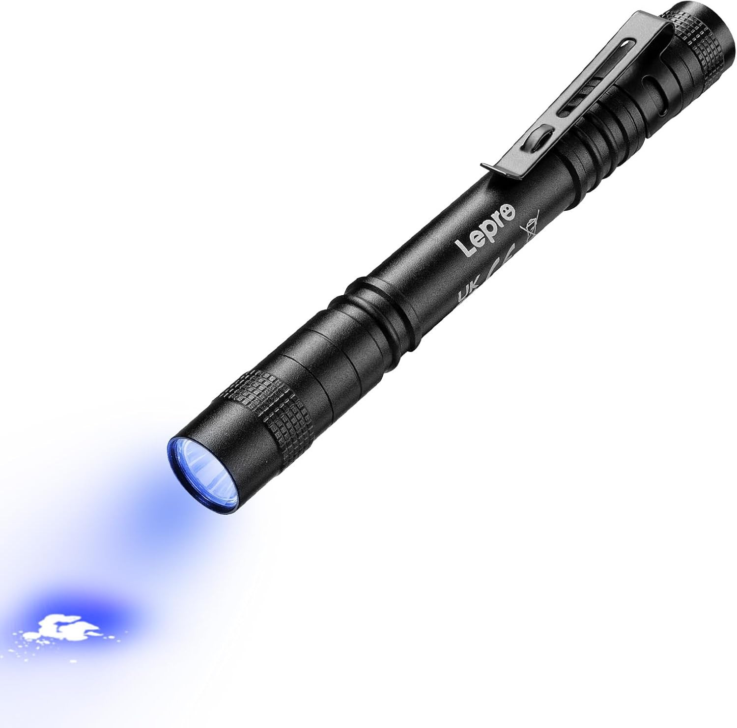 Lepro UV Light Pen, 365Nm Ultraviolet Torch with Clip, Blacklight Detector for B