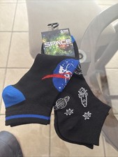 Image of 2 pairs NASA Socks Size USA 6.5 - 11 Men’s Crew New Tags from florida