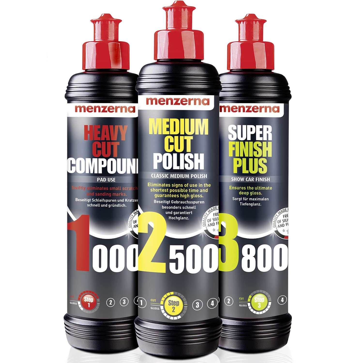 Menzerna Heavy Cut Compound 1000 Polish Liquide de Rénovation Carrosserie