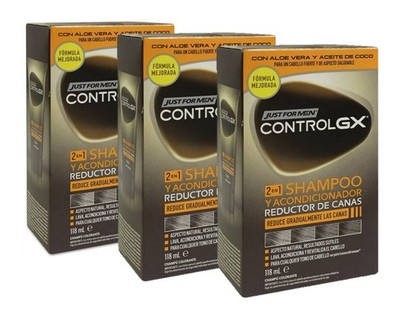 Just for men Control GX - Grey Reducing 2 in 1 Shampoo & Hair Conditioner ...