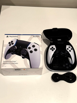Sony Playstation 5 PS5 DualSense Edge Wireless Controller In Box - White USED