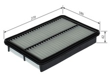 Luftfilter BOSCH F 026 400 347 Filtereinsatz für MAZDA CX GH BM BN KF GL GJ KE
