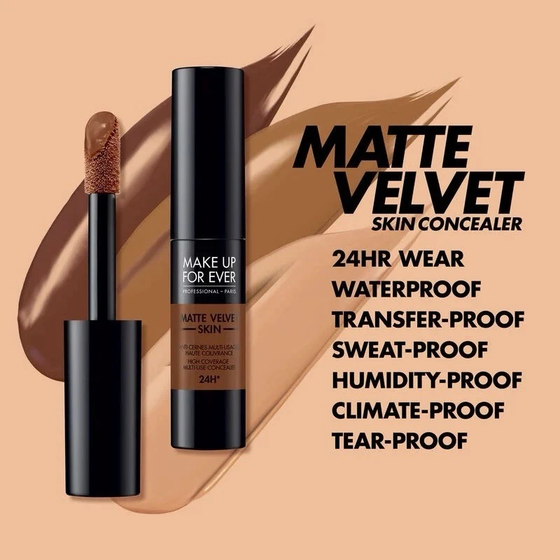 MAKE UP FOR EVER Matte Velvet Skin High Cover Multi Use Concealer PICK A SHADE - Image 3 of 4