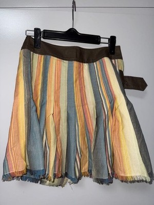 Auth Vivienne Westwood RED LABEL pleated skirt size 1 S w/Side