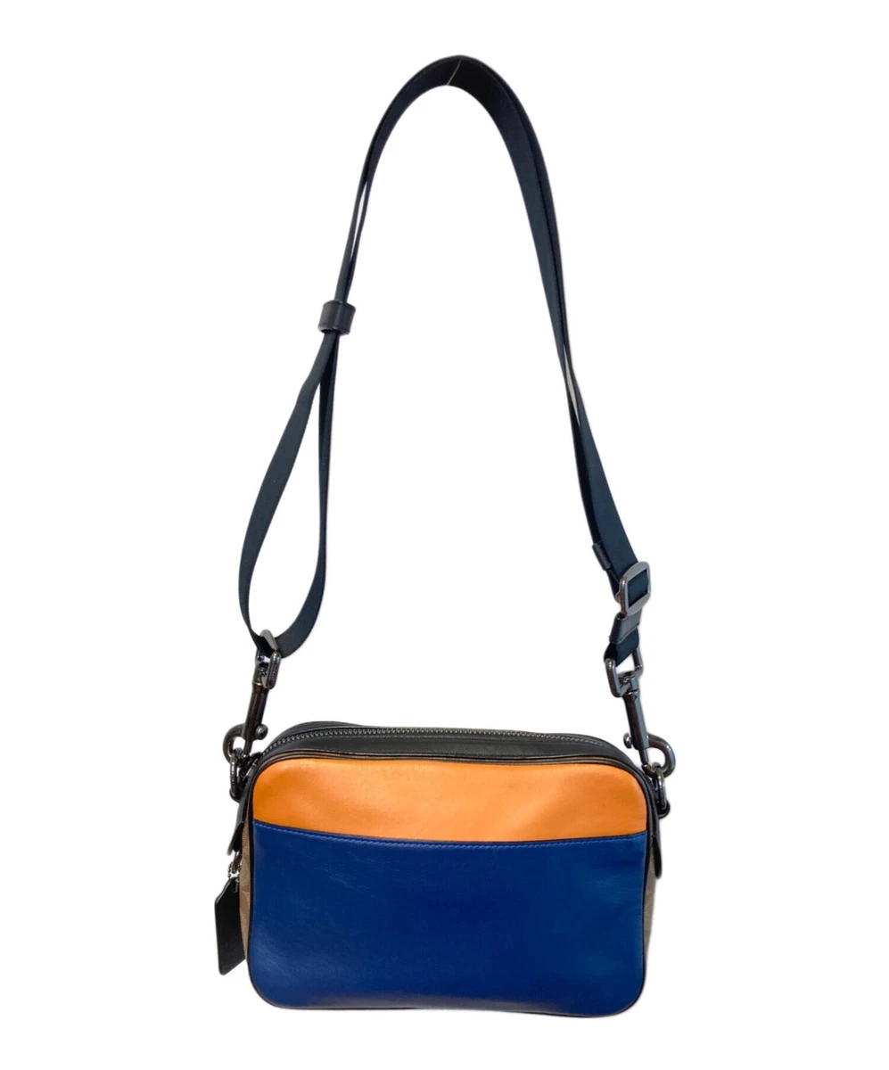 バッグ COACH Orange Canvas Leather Messenger Coach Orange Men's Messenger Bags for sale | eBay