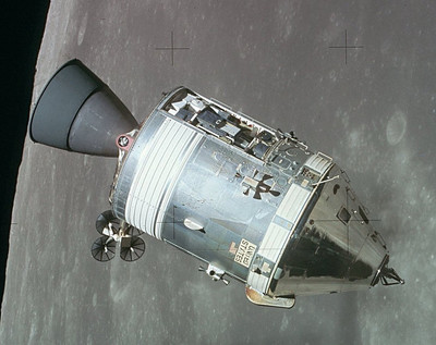 Apollo 11 Command and Service Modules from the Eagle spacecraft PHoTo 8.5x11