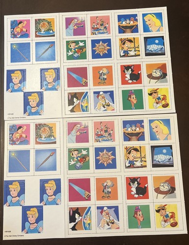 Vintage Disney Movie Classics Snow White Cinderella Pinocchio VCR VHS Board Game - Picture 11 of 22