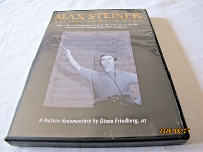 Max Steiner Maestro of Movie Music A Feature Documentary by Diane Friedberg DVD