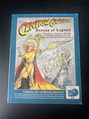 Central Casting Heroes of Legend RPG 1988 Task Force Games 8542 Rollenspiel