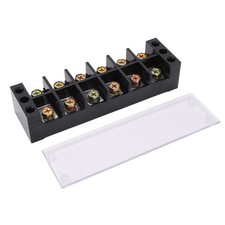 100A Terminal Strip Dual Row Large Current Wire Barrier Block Terminal Strip AU