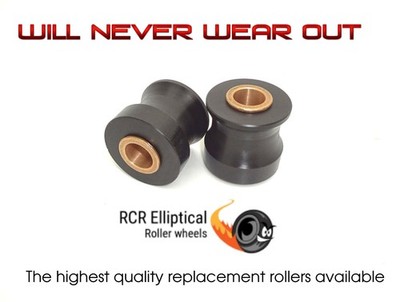  Parts  rollers for Fitness Quest Eclipse 4000, 4100 2100 elliptical  HR HRA
