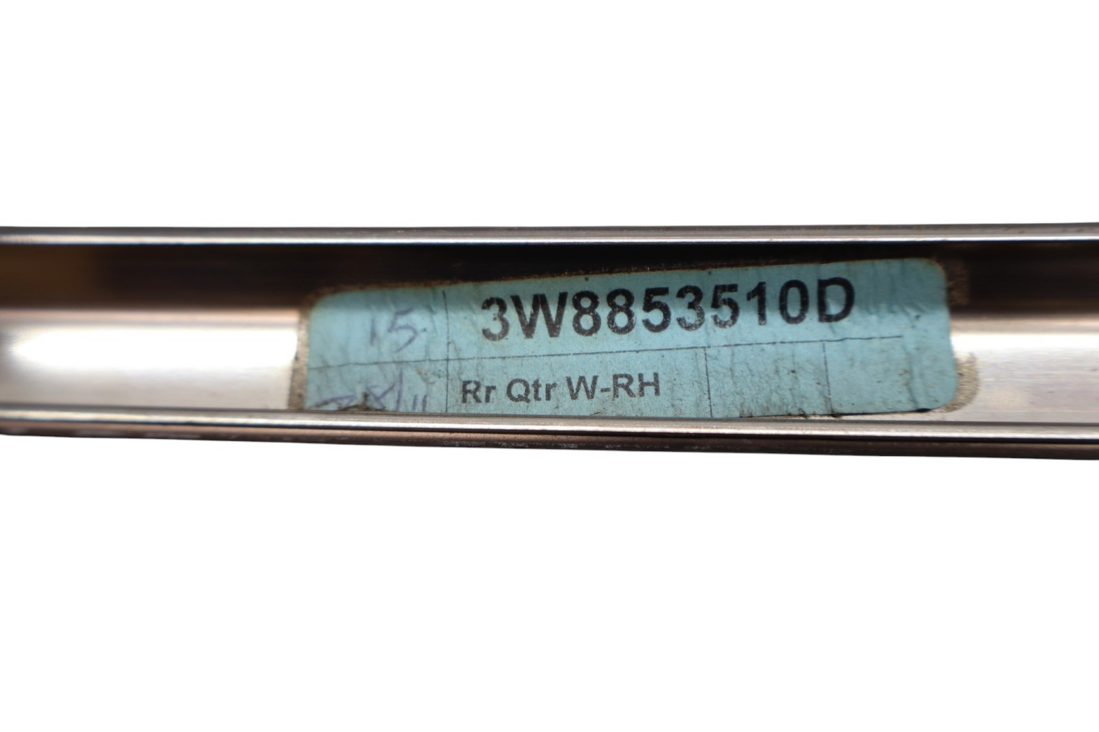 Bentley Continental GT 2003-2010 Front Right Bumper molding Chrome