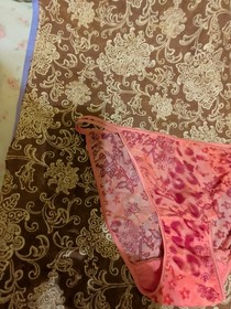 Vintage Cacique Satin Double String Bikini Panties Size 14-16
