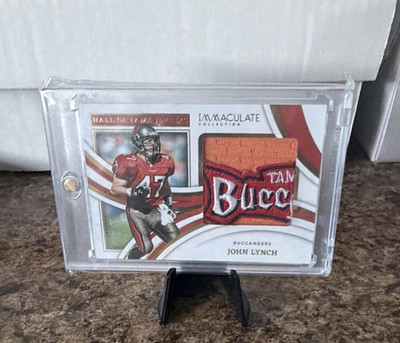 Immaculate John Lynch CREAMSICLE Buccaneers HOF CUSTOM Patch READ 