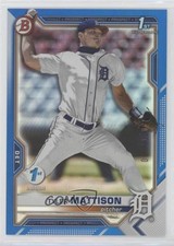 2021 Bowman Draft 1st Edition Blue Foil /150 Tyler Mattison #BD-58 0c2
