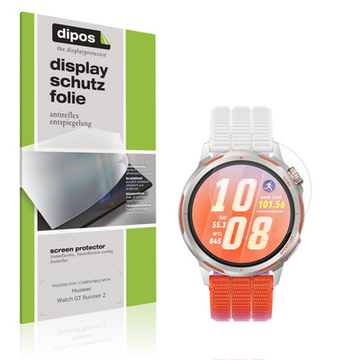 6x Schutzfolie matt für Huawei Watch GT Runner 2 Displayschutzfolie Folie