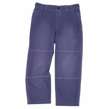 Burberry Pants Long Slacks Solid Cotton Linen Bottoms Men's 48 Used MOLO-0