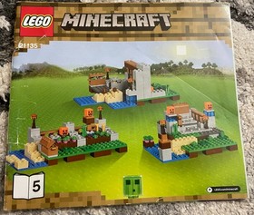 LEGO Minecraft The Crafting Box 2.0 Set 21135 Loose Bricks 5 Manuals Manual