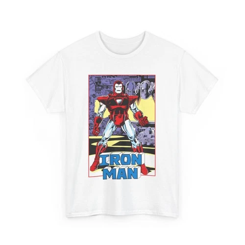 Iron Man T-Shirt - Tony Stark - Silver Centurion Armor - Marvel Comics