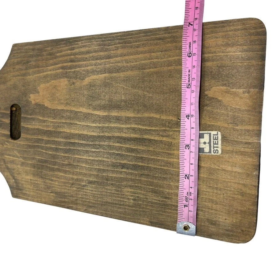 JL Steel Cabinetmaker Wooden Plaque Vintage Americana Craftsman Sign Retro Art - Image 4 of 4