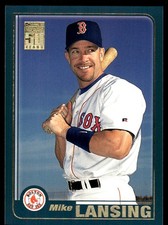 Mike Lansing 2001 Topps #597 Boston Red Sox MLB READ FREE SHIPPING AutographDen