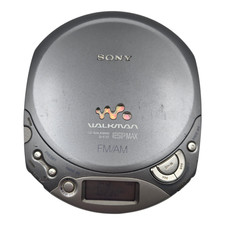 Sony Walkman D-F20 CD Player AM FM Radio ESPMAX Digital Portable Grey Discman