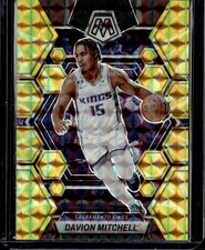 2022-23 Panini Mosaic #198 Davion Mitchell Reactive Yellow