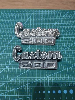 1970's Dodge Custom 200 Fender Emblems