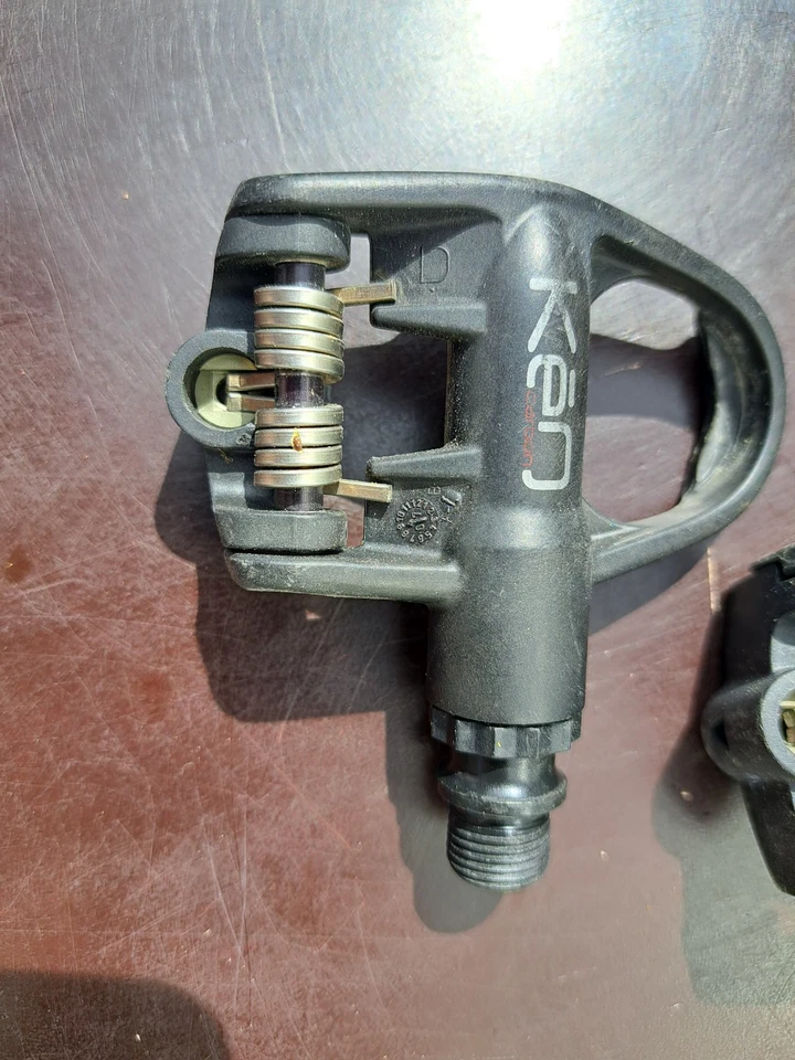 LOOK KEO Carbono Clásico Sin Clip Bicicleta de Carretera Ciclismo Par Pedales Negro 9/16  Foto 2 de 4