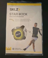 SKLZ Star-Kick Solo Soccer Trainer Black Yellow NEW Fits Ball Sizes 3,4 & 5