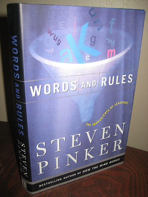 1st Edition Words and Rules Steven Pinker Language Science Psychology