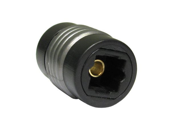 Toslink Digital Optical Audio Cable Adapter / Coupler / Joiner - Gold Plated
