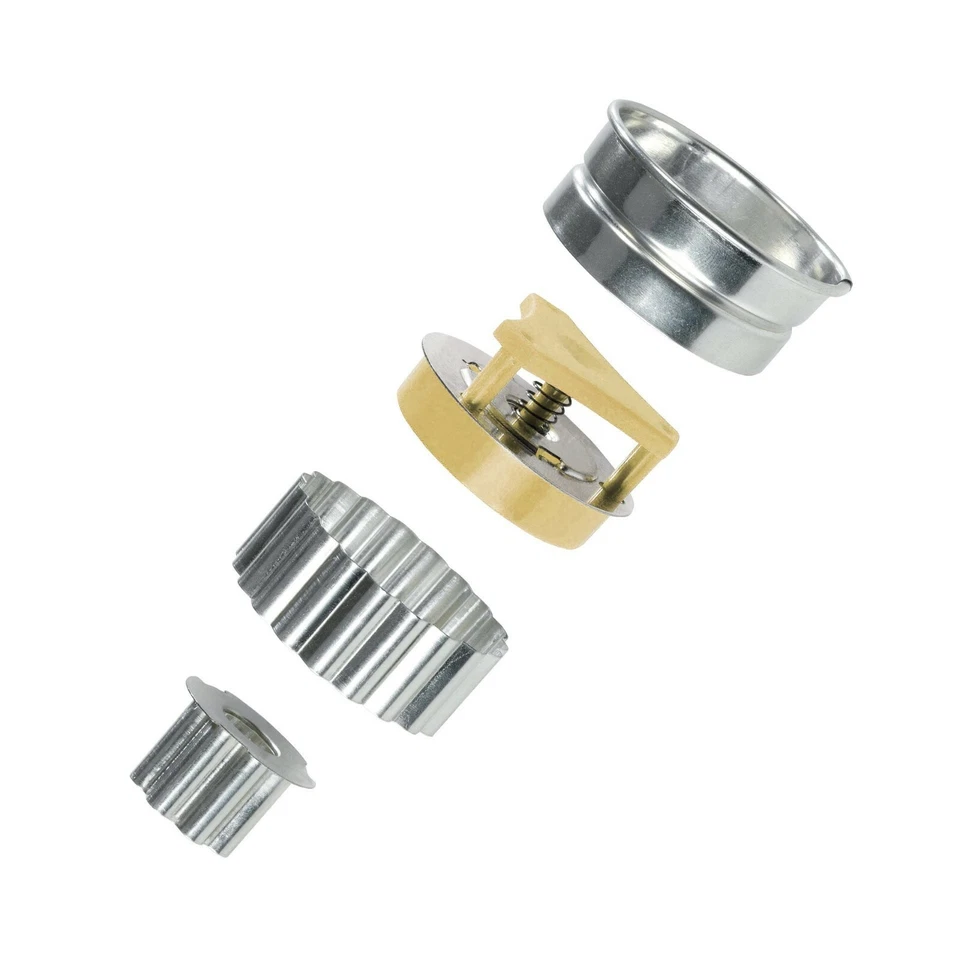 Zenker Ausstechförmchen 4er Set Ø 5,5 cm Edelstahl Kekse Gebäck Plätzchen Backen - Bild 4 von 4