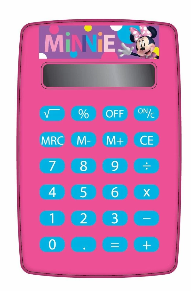 Disney Minnie Mouse Stationery Set with Calculator, Notepad, Pencils, Sharpener - Image 3 of 4