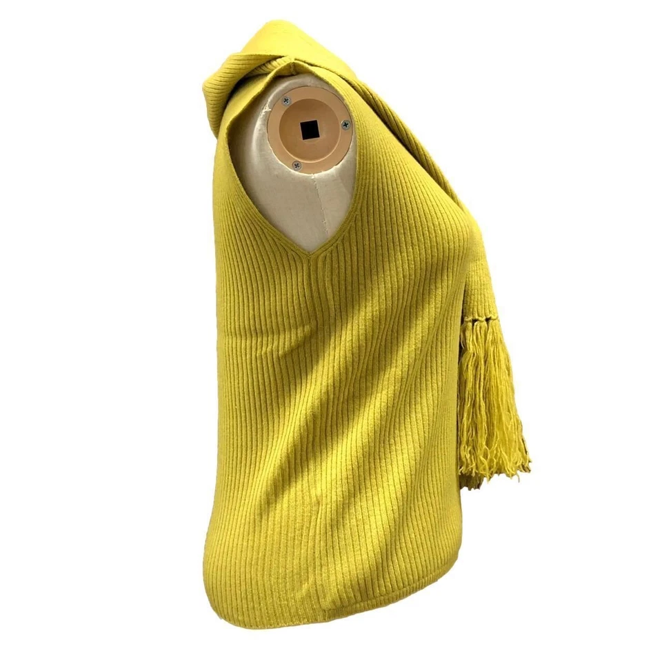 Camiseta sin mangas de punto Max Mara con bufanda no desmontable, #M verde 63695179 701 702【IP Foto 4 de 4