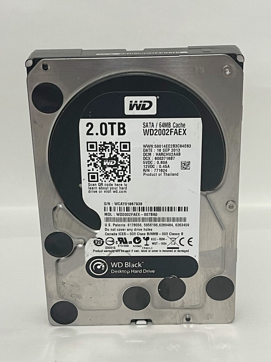 Hard Drive Wd2003fzex 2tb WD3003FZEX-00Z4SA0 Western Digital 3TB