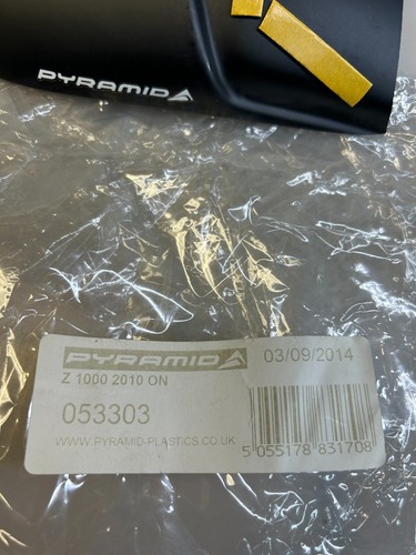 Extension prolongateur garde boue av pyramid Kawasaki Z 1000 2010 2014 - Picture 4 of 9
