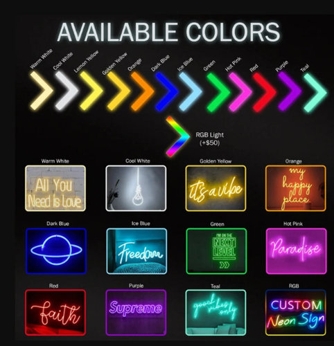 Happy Birthday Neon Sign |LED Neon Light Sign | Aesthetic Home & Room Decor - Picture 3 of 4