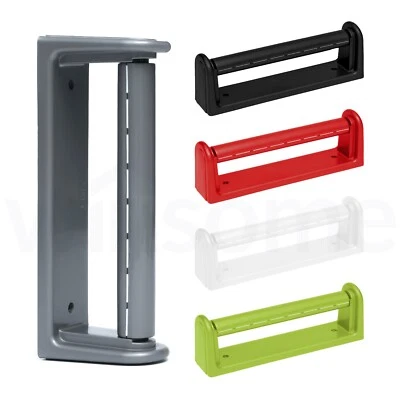 WHITEFURZE Kitchen Towel Paper Roll Holder Wall Mount Mounted Dispenser In 5 Asst Colours