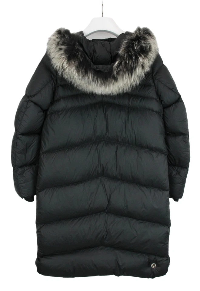 COLMAR Jacket Women's US 4 Puffer Duck Down Quilted Hooded Mid Length - Image 2 of 4