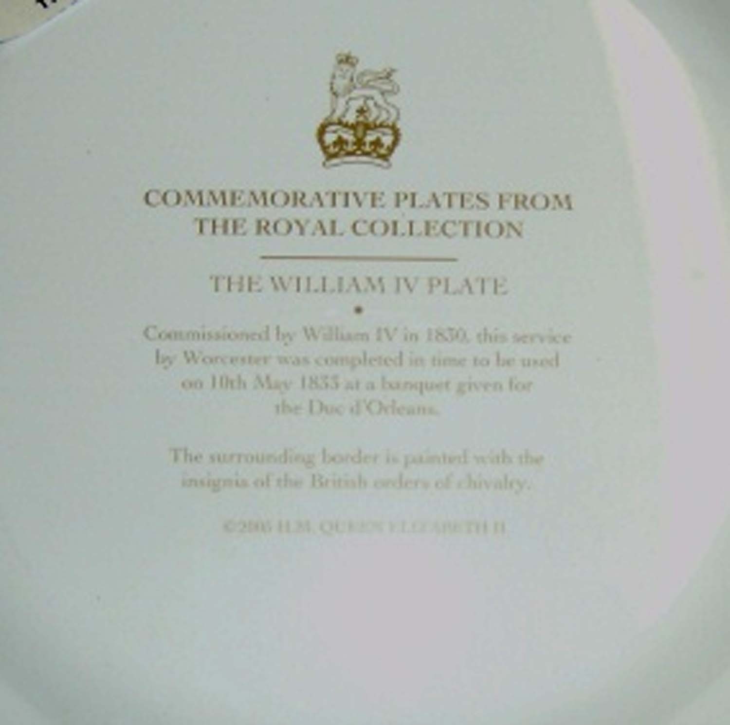 Fabulous The William IV  TIN plate . New , Elite Gift Box Co . 